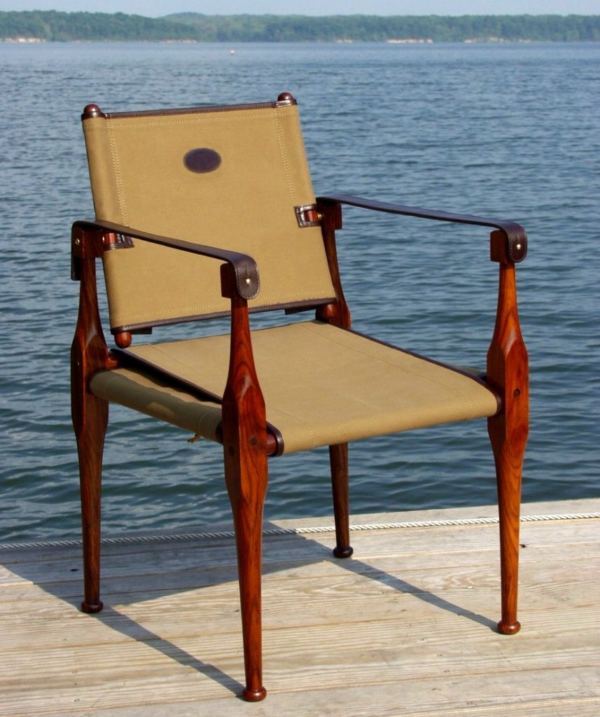Roorkhee Chair by Lewis Drake - British Campaign Furniture - Chairblog.eu