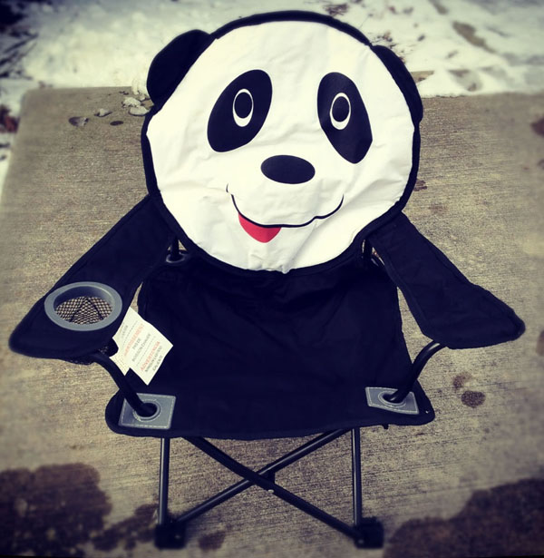 panda plush chair